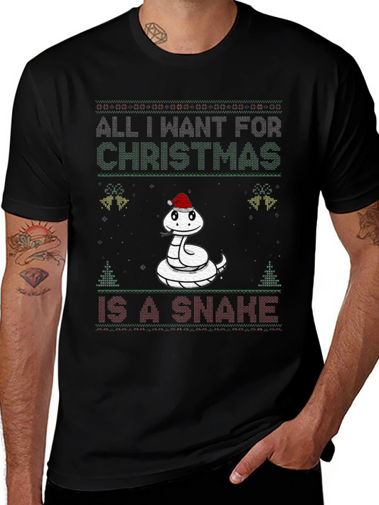 All I Want For Christmas Is A Snake T-Shirt