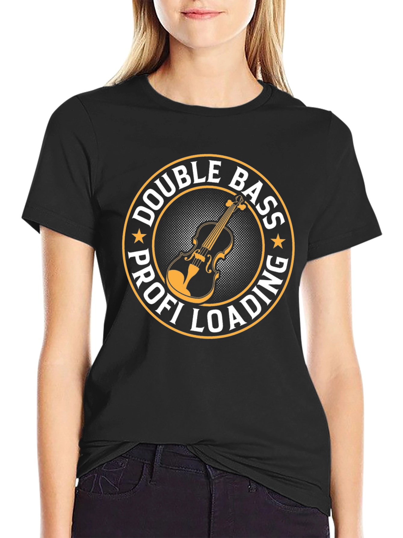 Double Bass Profi Loading Black T-Shirt