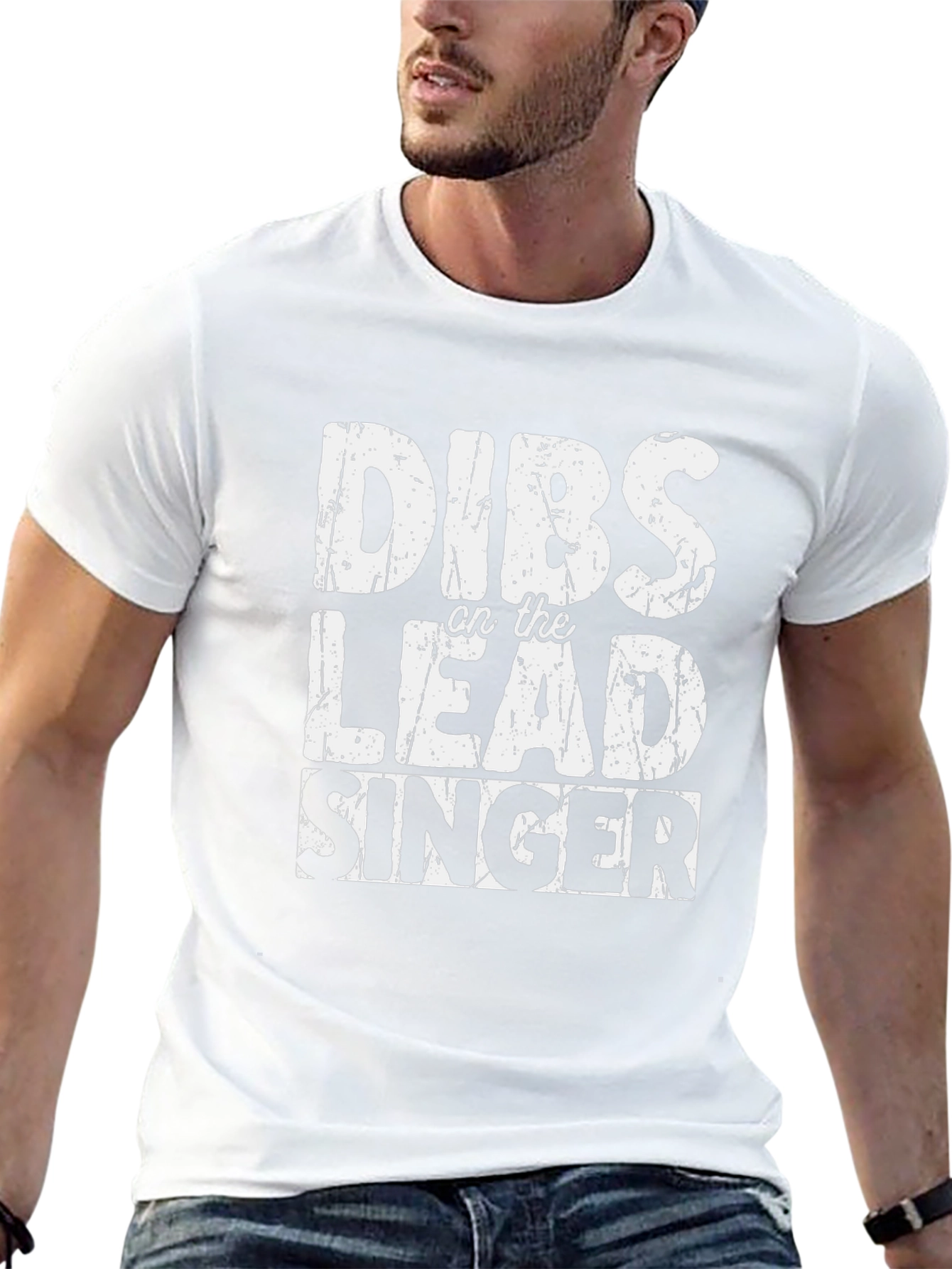 Dibs on the Lead Singer Black T-Shirt