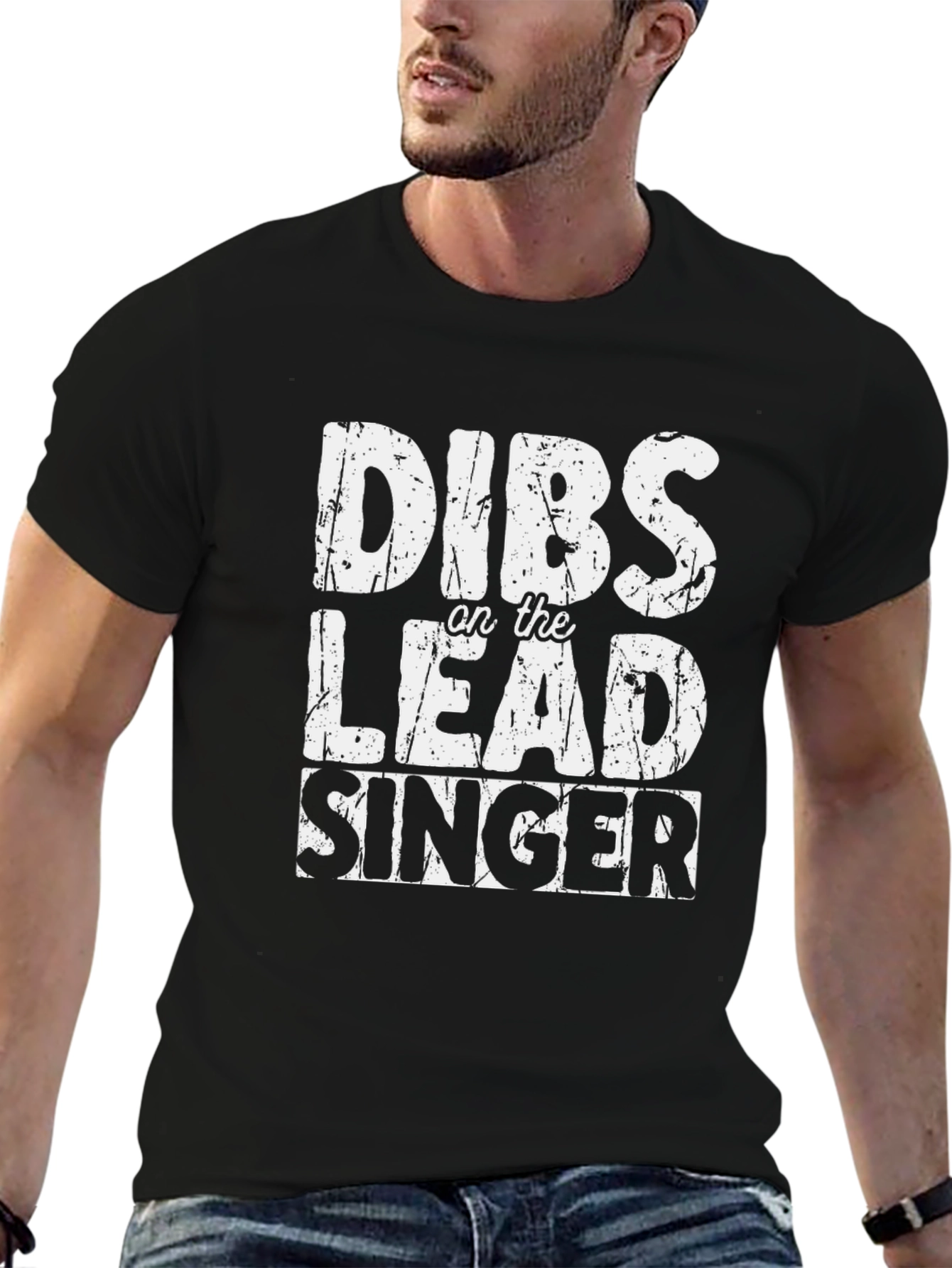 Dibs on the Lead Singer Black T-Shirt