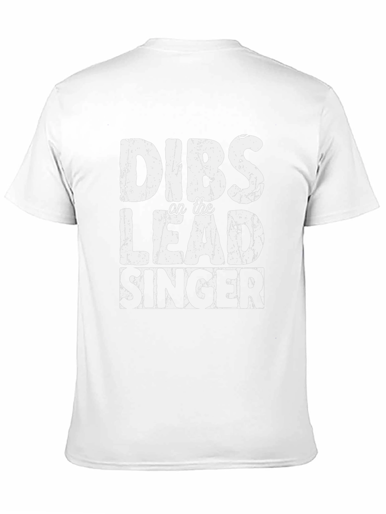 Dibs on the Lead Singer Black T-Shirt