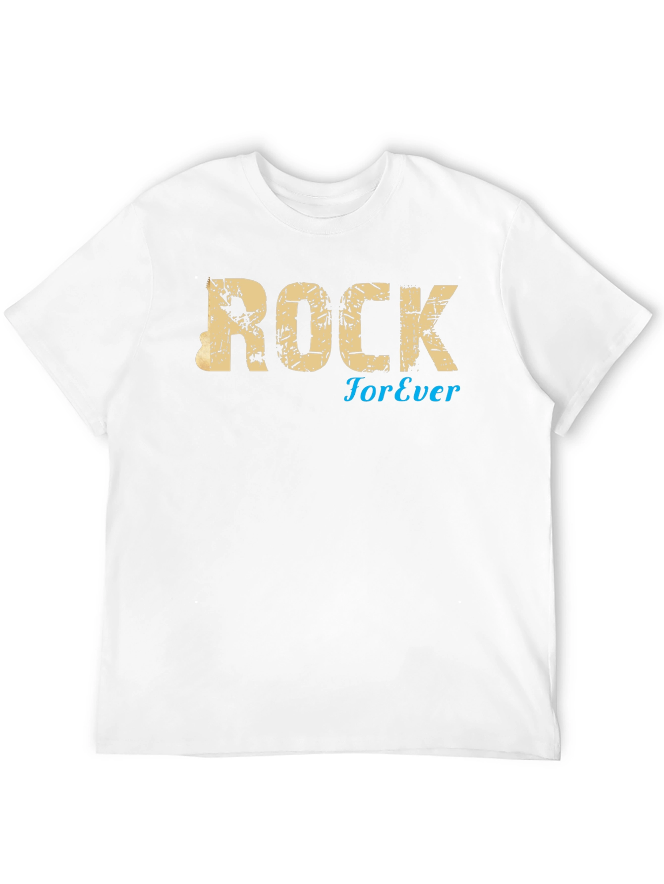 Rock Forever Black Graphic Tee