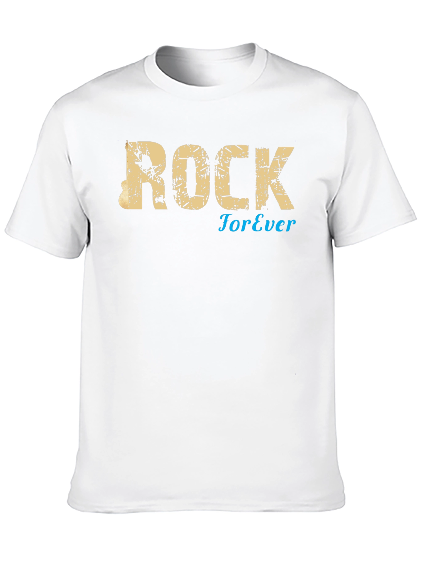 Rock Forever Black Graphic Tee