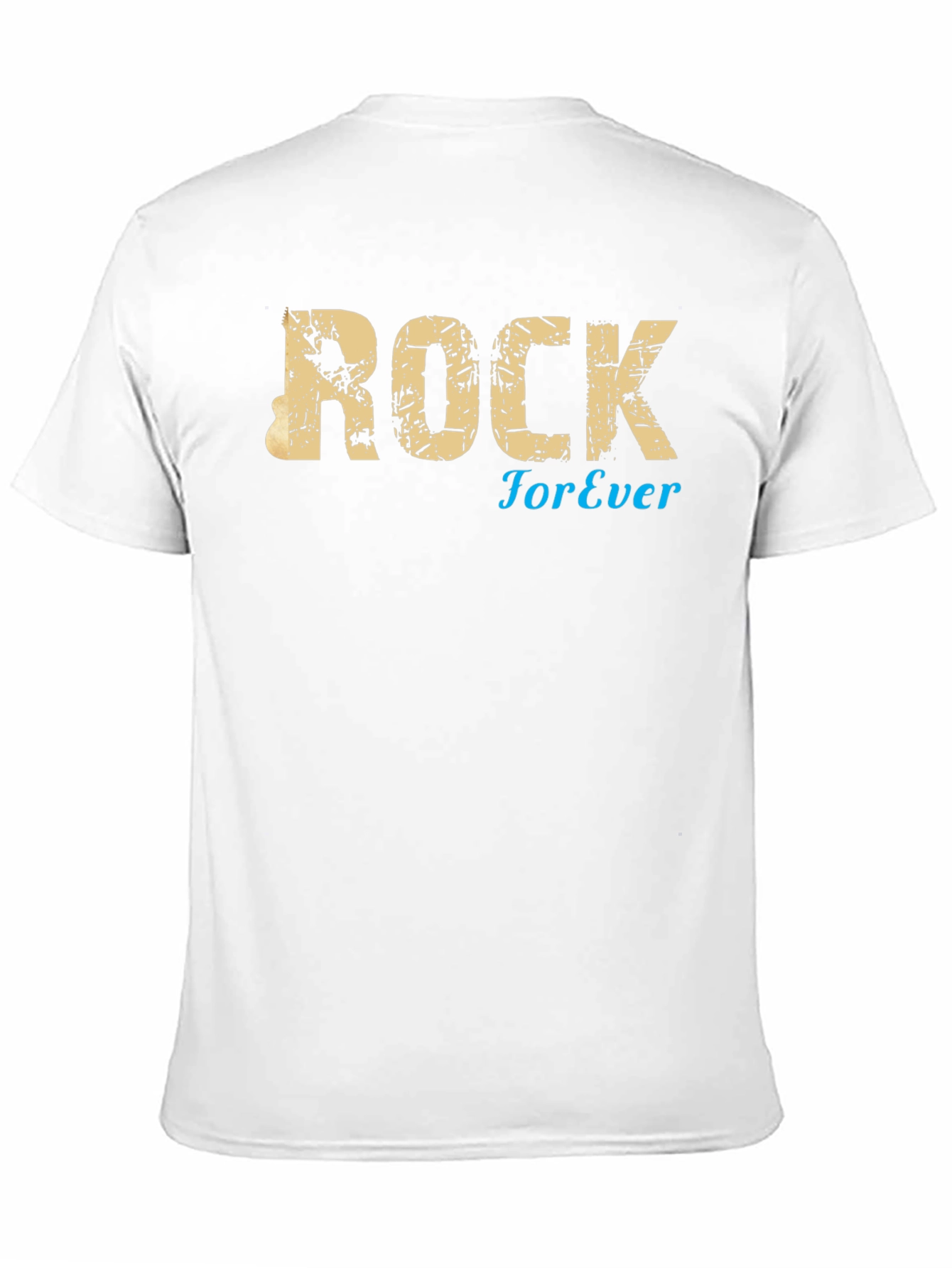 Rock Forever Black Graphic Tee