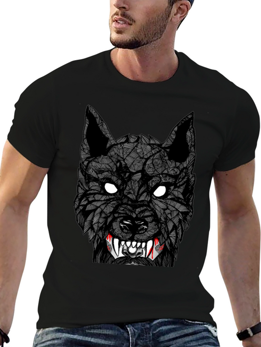 Wolf Graphic Print T-Shirt