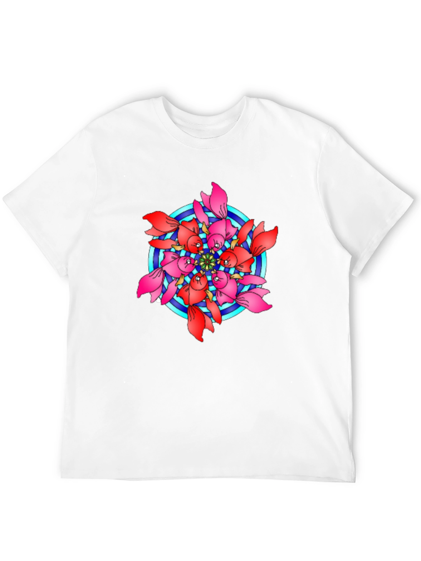 Koi Fish Mandala Graphic T-Shirt