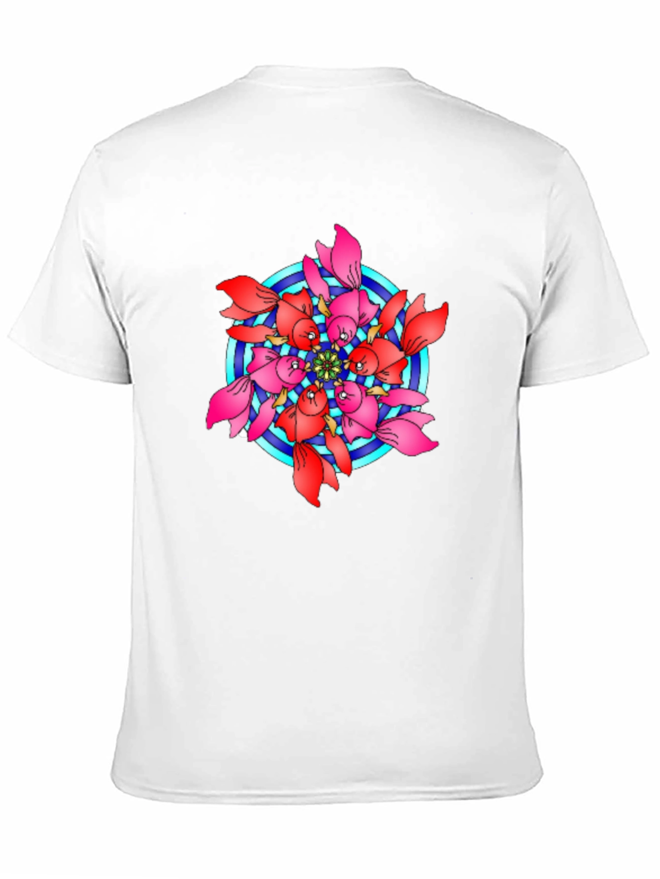 Koi Fish Mandala Graphic T-Shirt