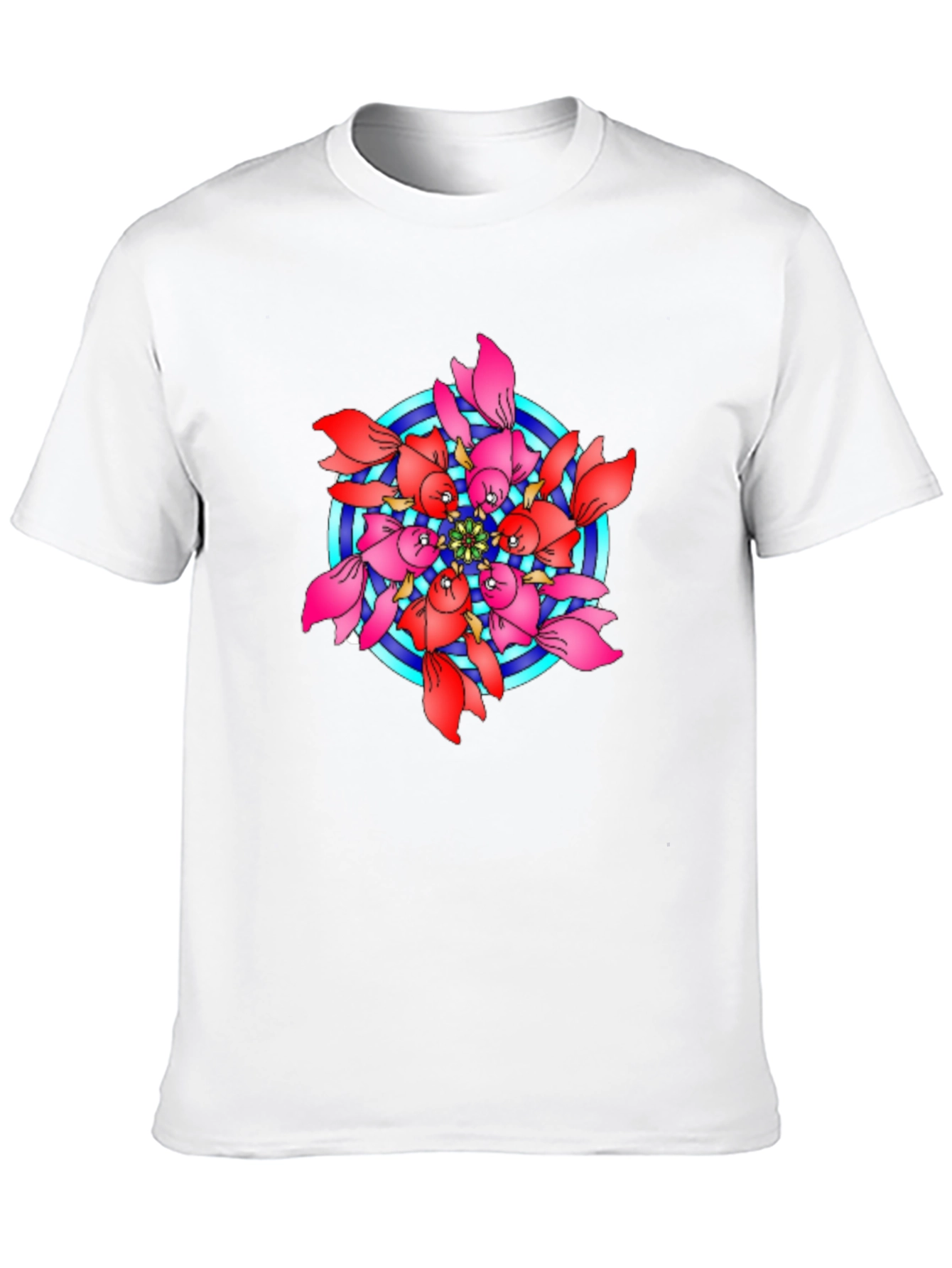 Koi Fish Mandala Graphic T-Shirt