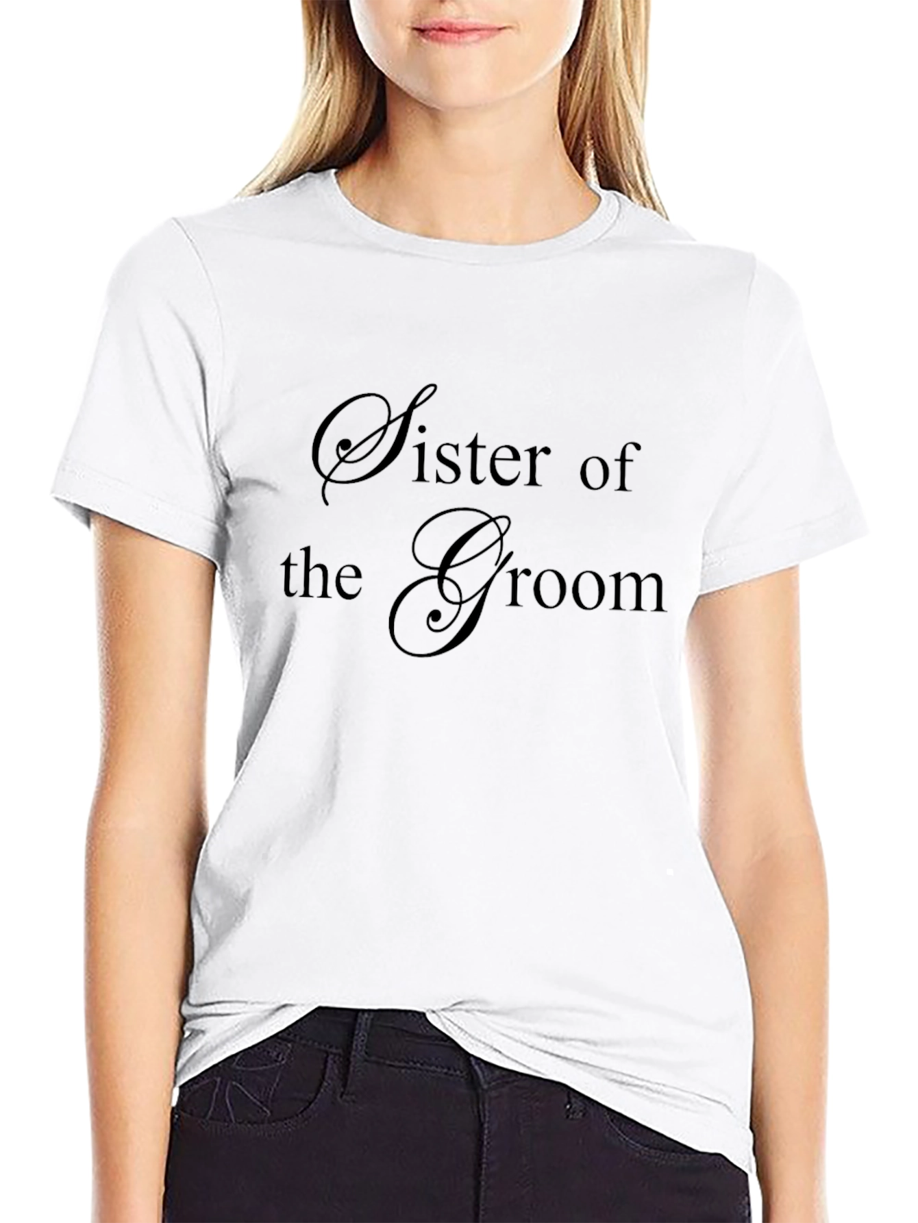 Sister of the Groom T-Shirt - Wedding Party Tee