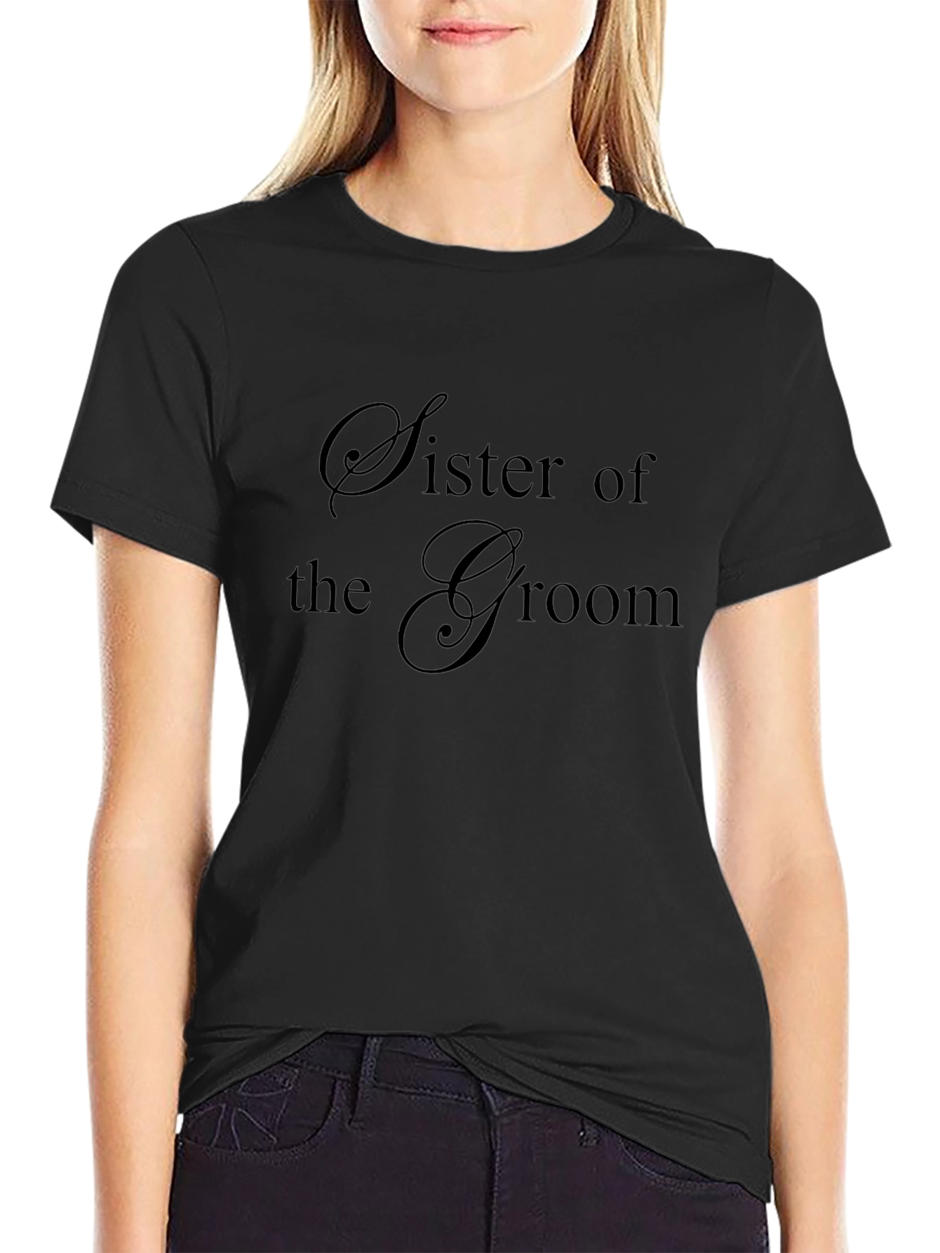 Sister of the Groom T-Shirt - Wedding Party Tee