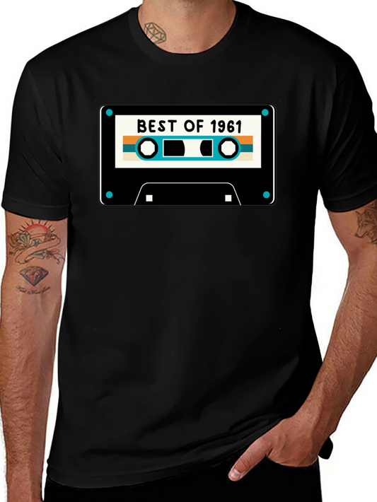 Best of 1961 Cassette Tape Graphic T-Shirt