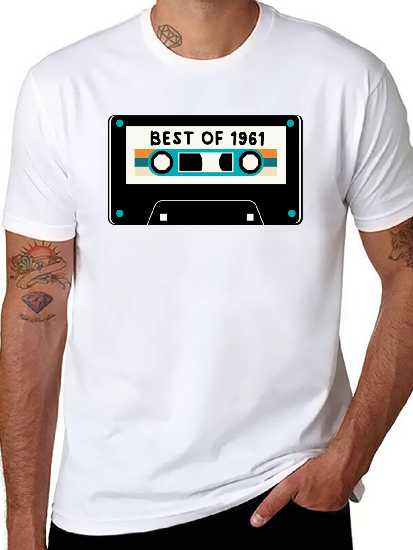 Best of 1961 Cassette Tape Graphic T-Shirt