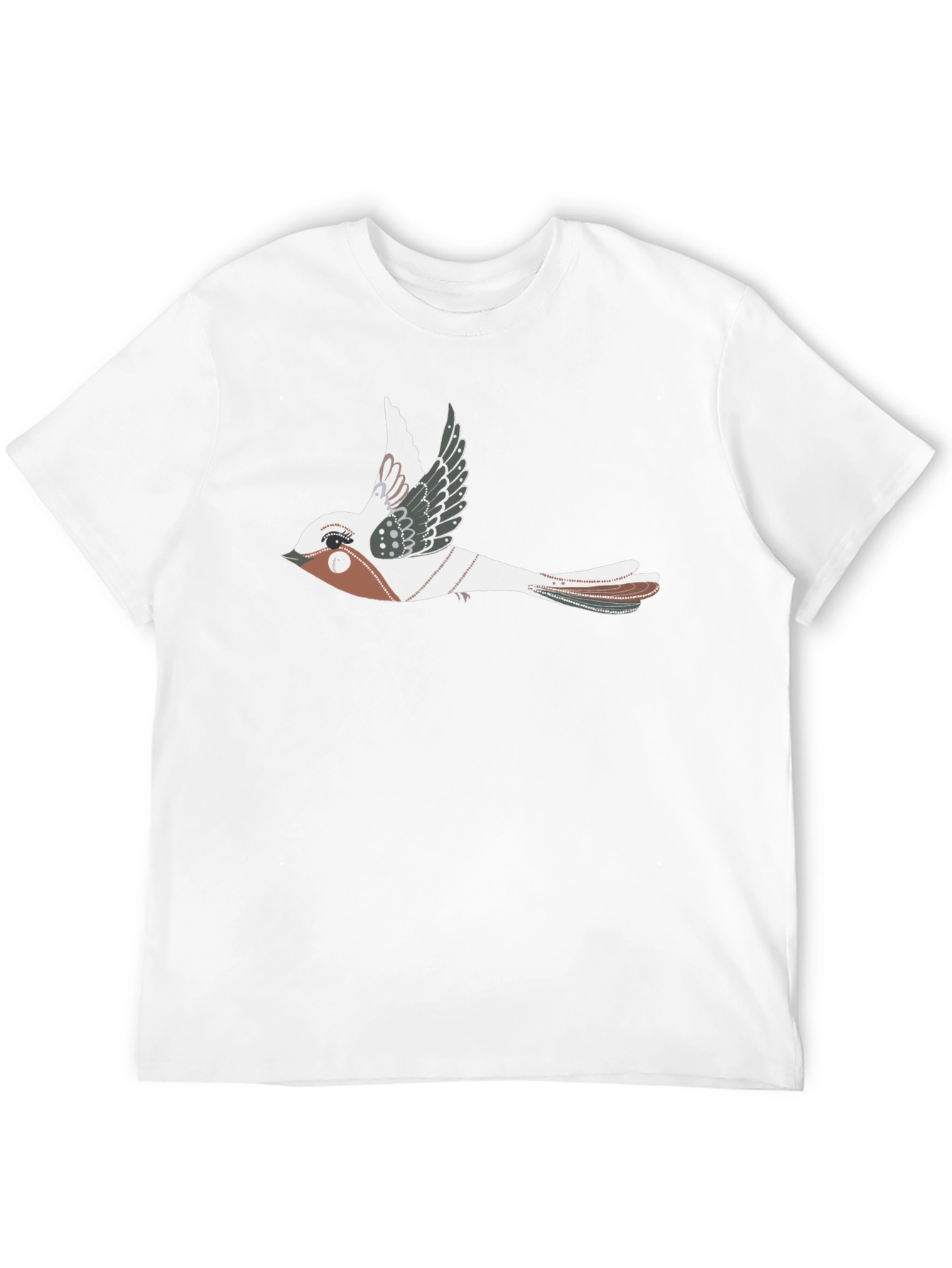 Bird Graphic Black T-Shirt