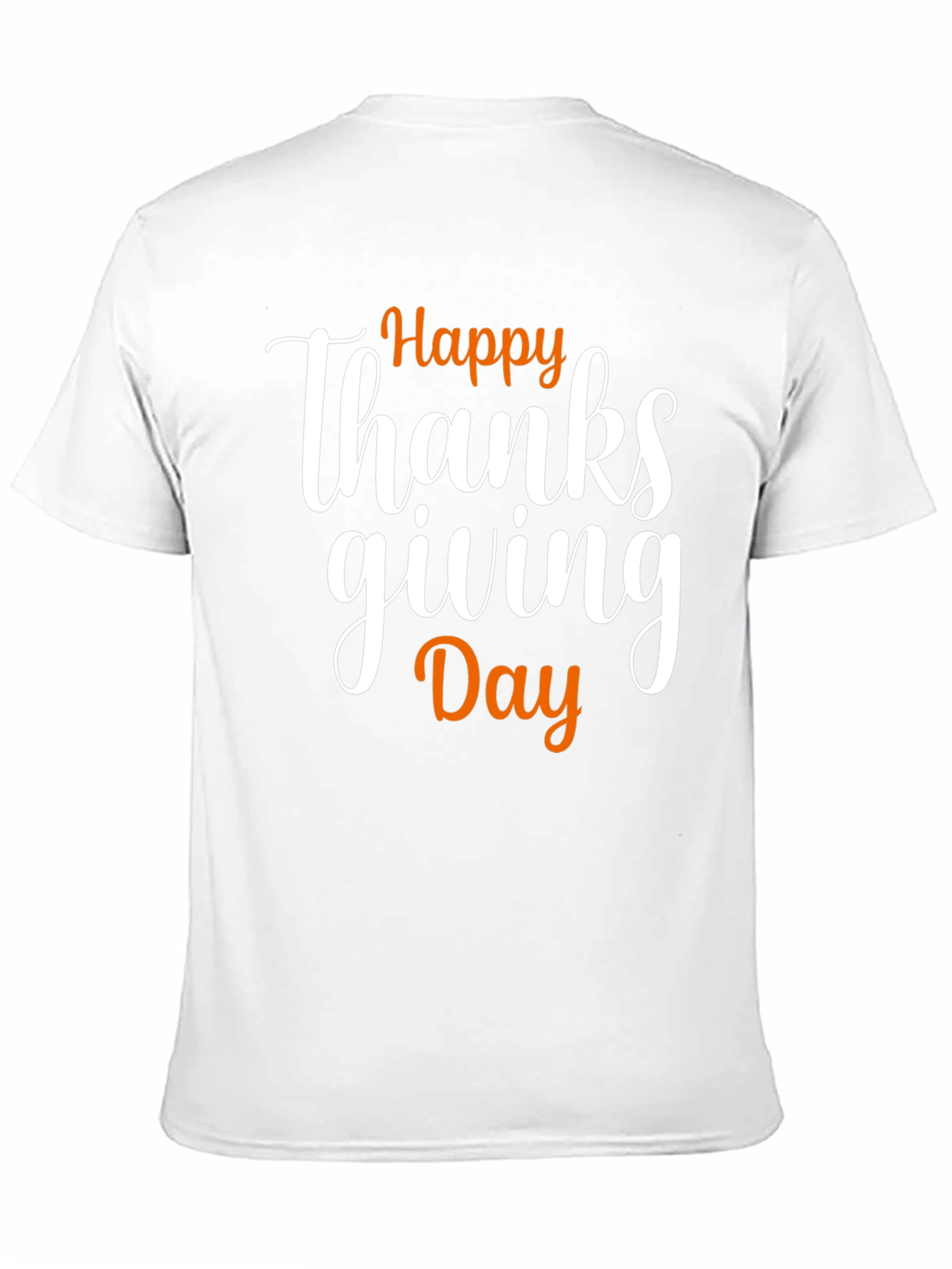 Happy Thanksgiving Day Black T-Shirt