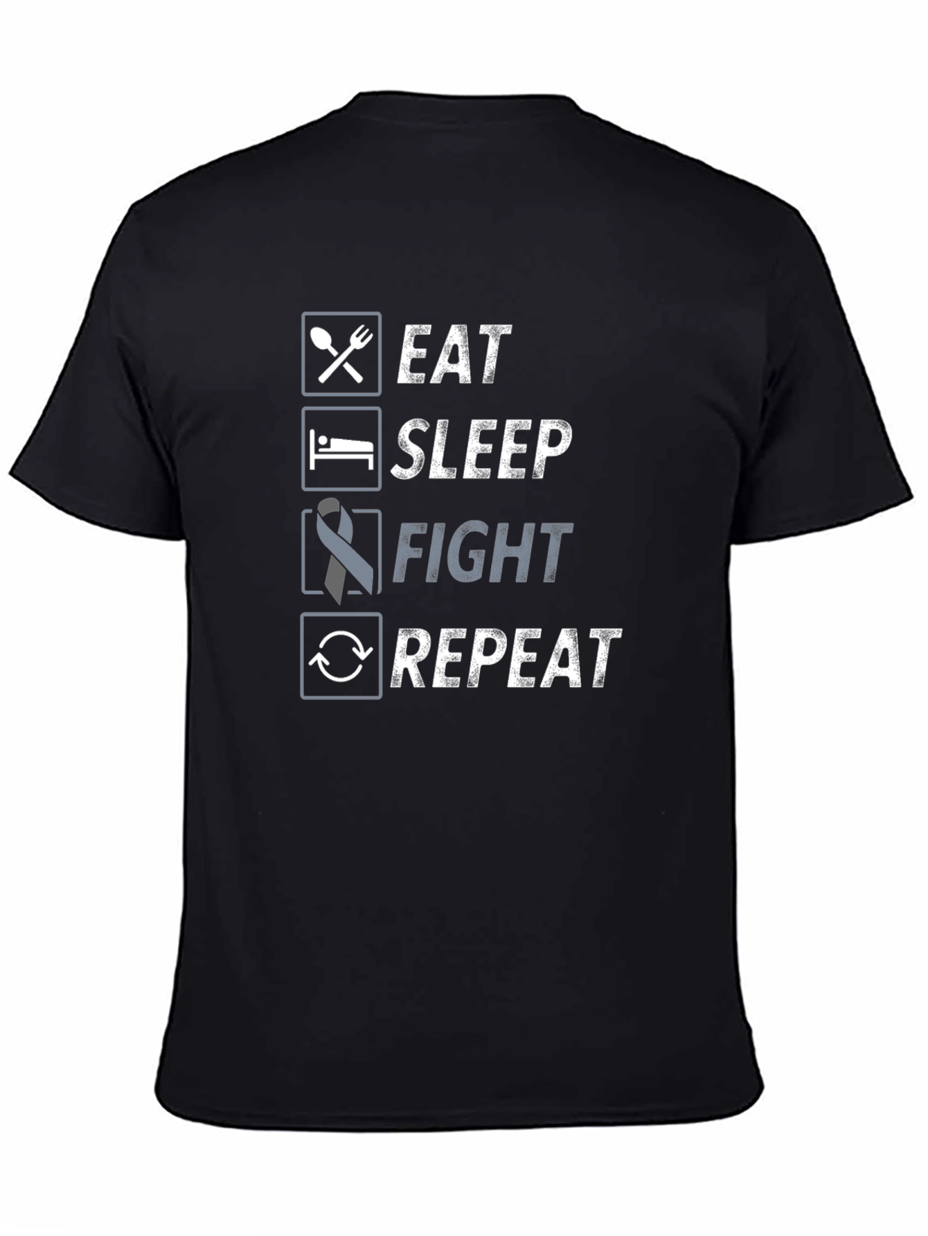 Eat Sleep Fight Repeat T-Shirt