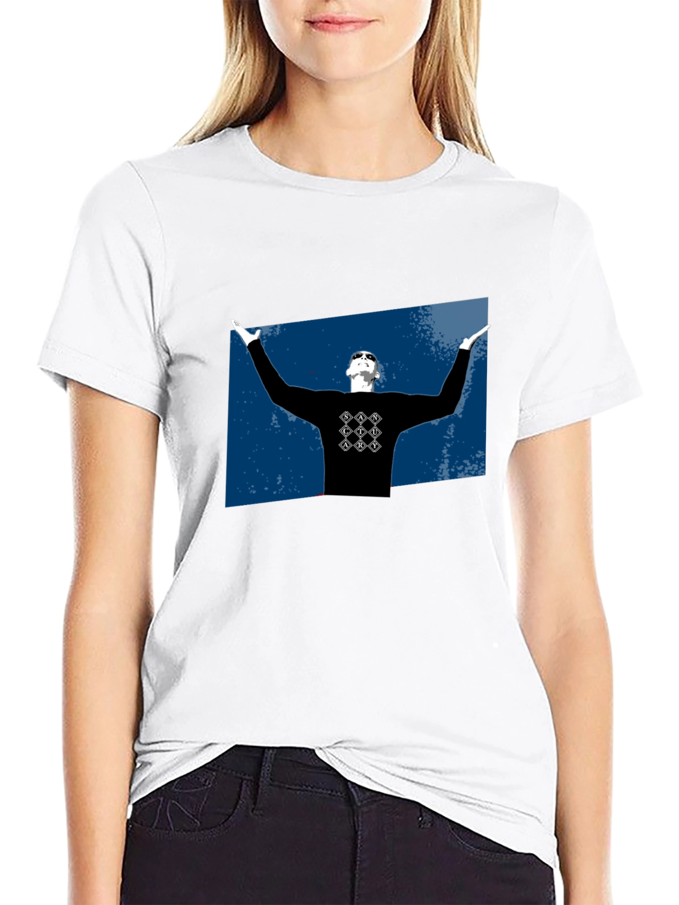 Stylish Black Graphic T-Shirt - Urban Design