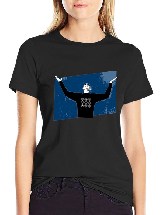 Stylish Black Graphic T-Shirt - Urban Design