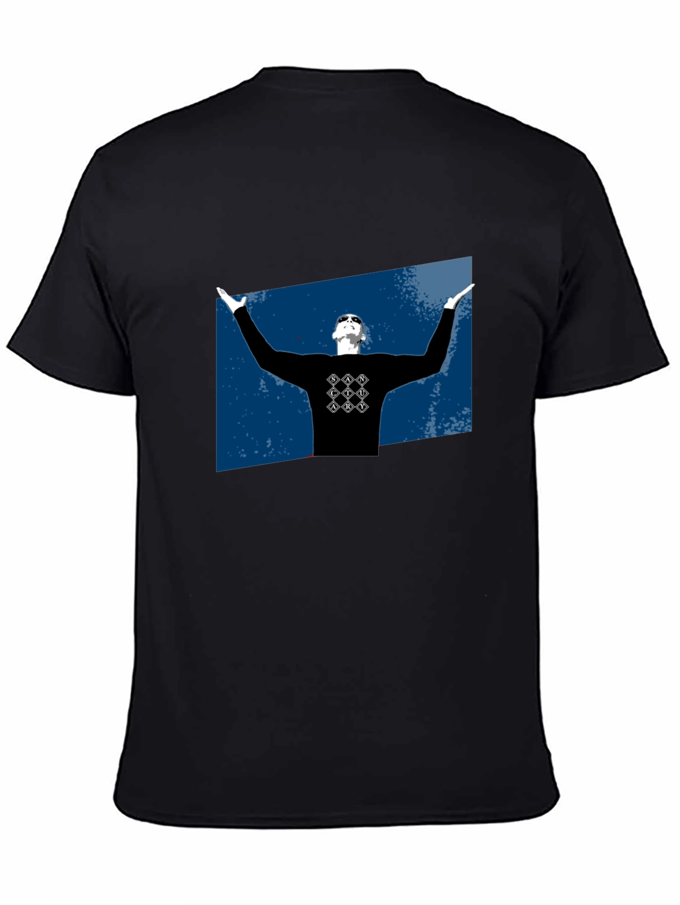 Stylish Black Graphic T-Shirt - Urban Design