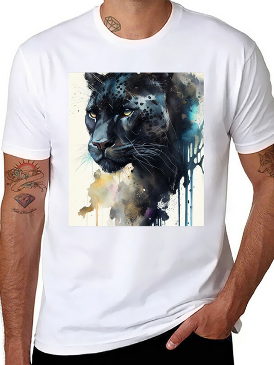 Black Panther Artistic Graphic T-Shirt