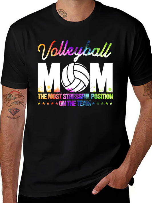 Volleyball Mom Graphic T-Shirt
