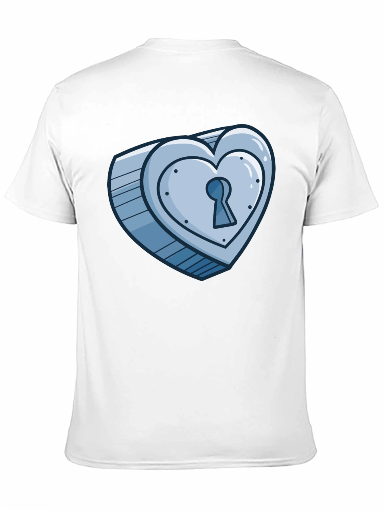 Heart Lock T-Shirt - Unique Graphic Tee