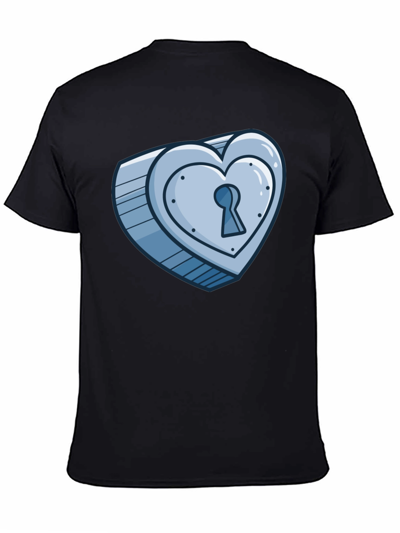 Heart Lock T-Shirt - Unique Graphic Tee
