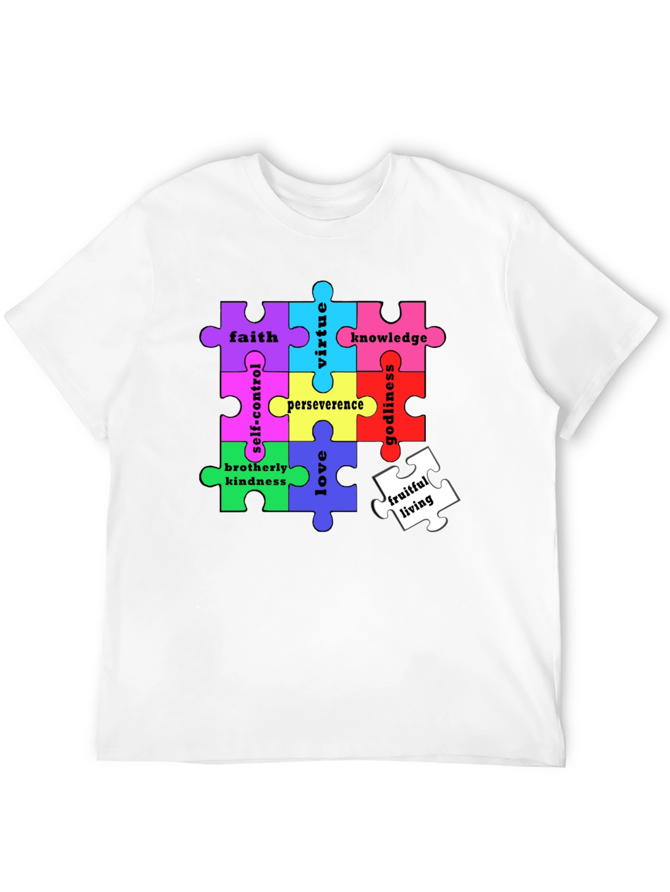Virtues Puzzle Piece T-Shirt