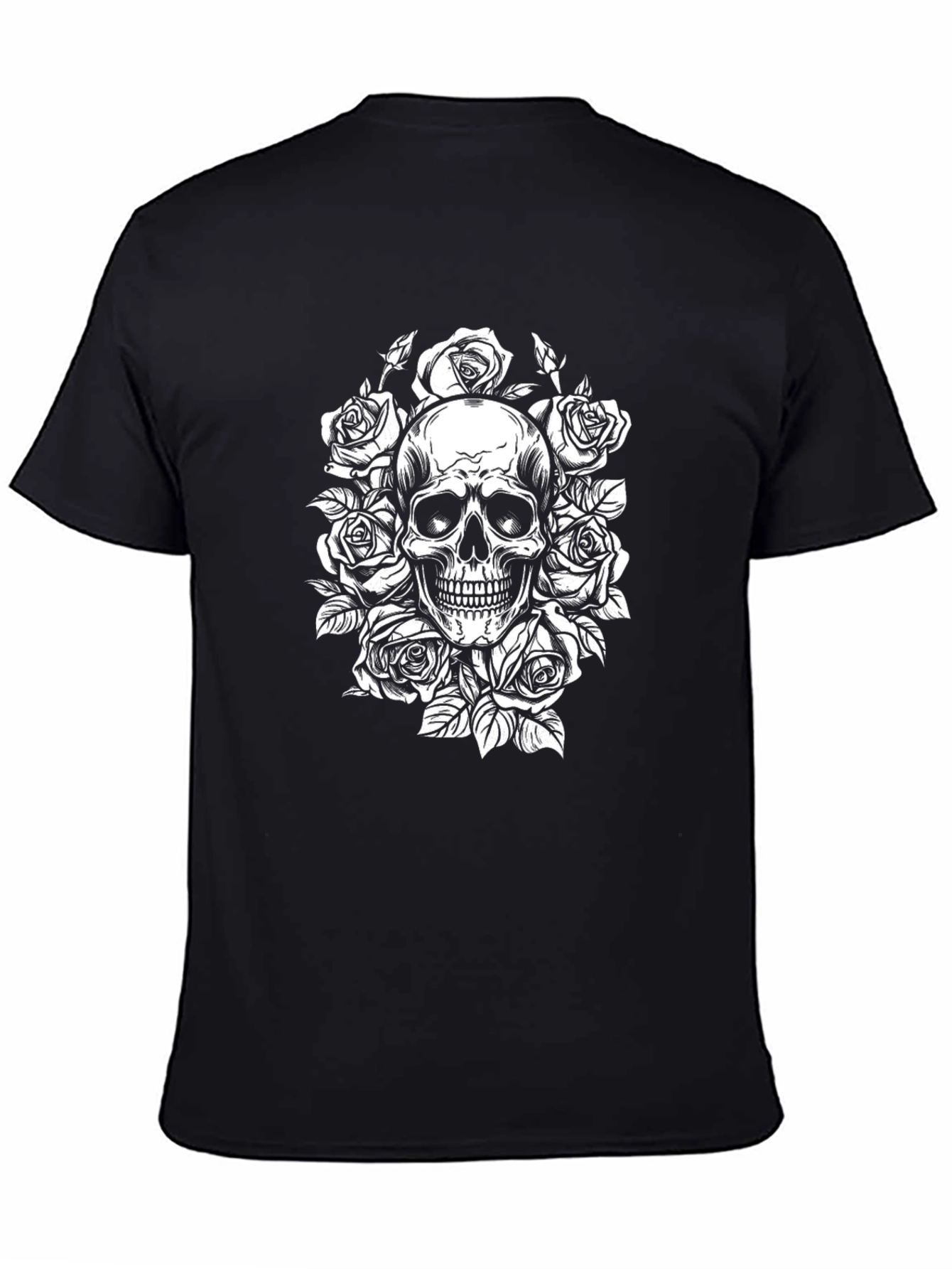 Skull & Roses Graphic T-Shirt