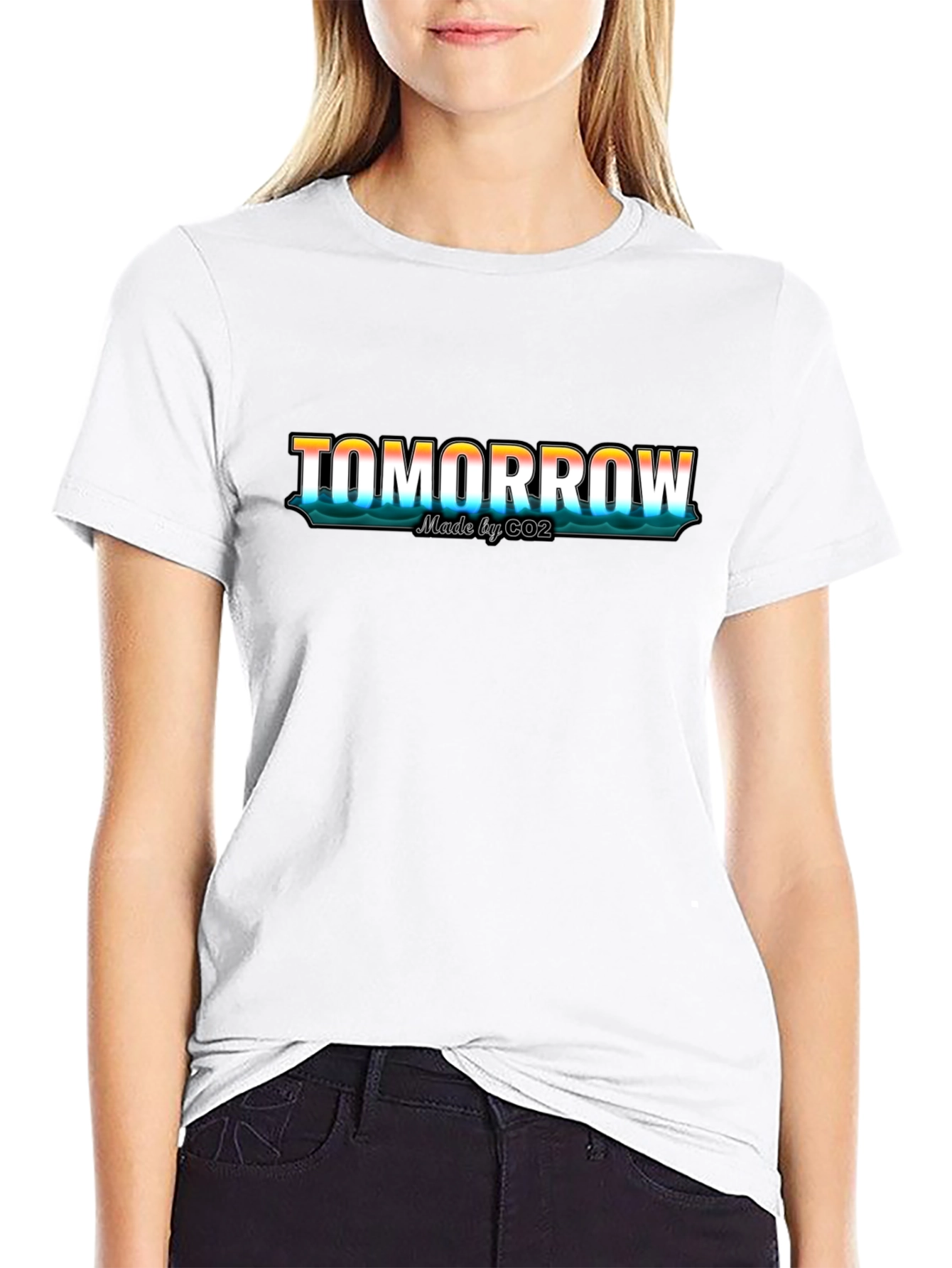 Tomorrow Made by CO2 Black T-Shirt