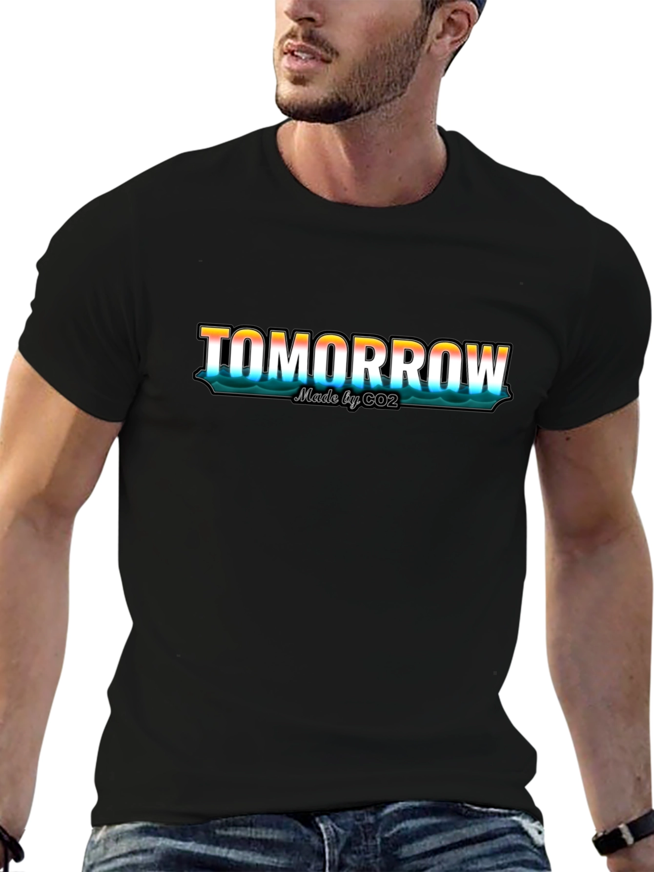 Tomorrow Made by CO2 Black T-Shirt