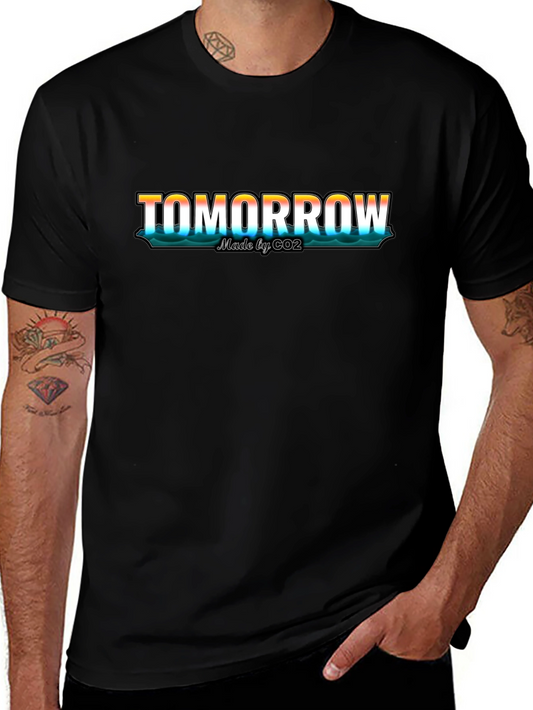 Tomorrow Made by CO2 Black T-Shirt