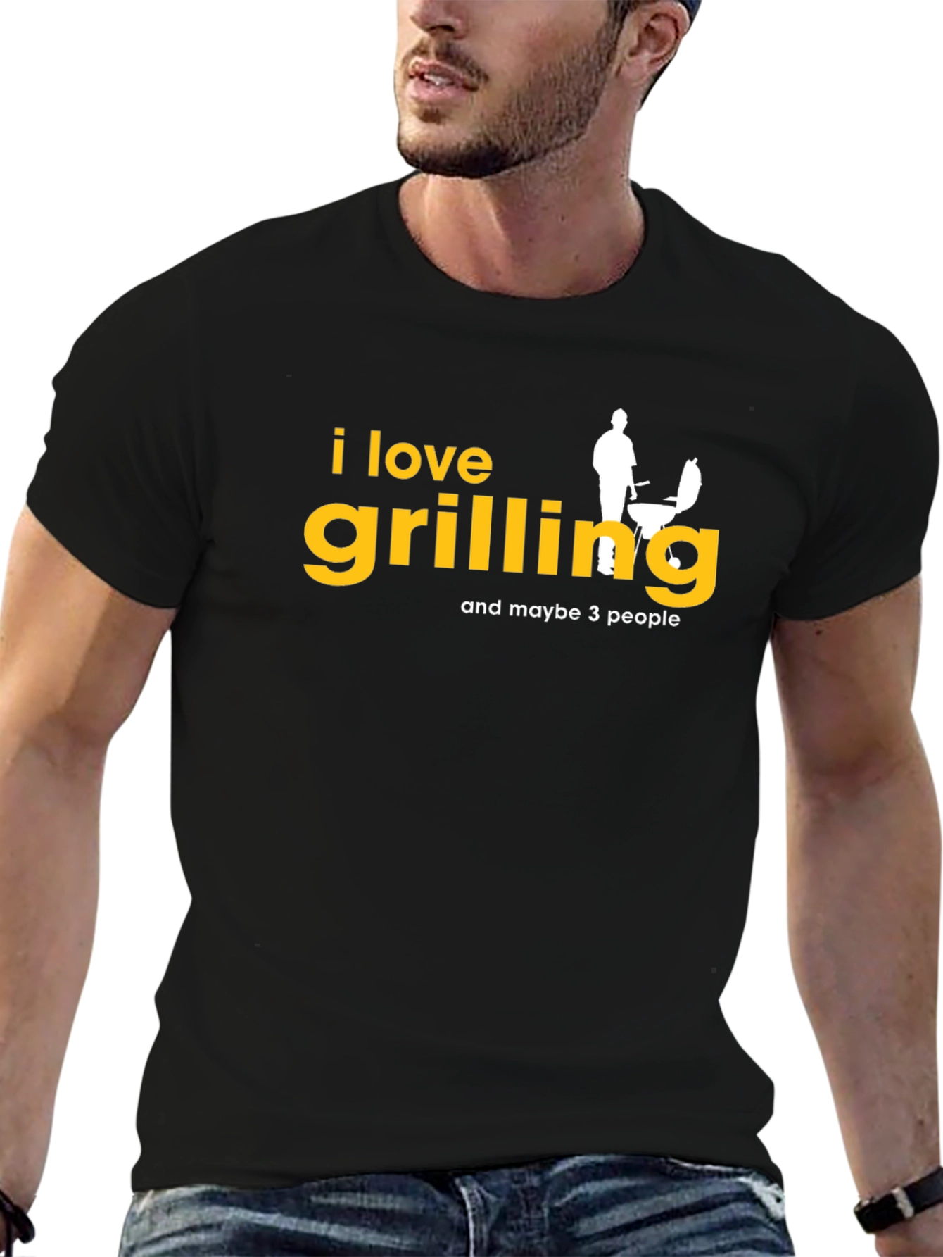 I Love Grilling Funny BBQ T-Shirt