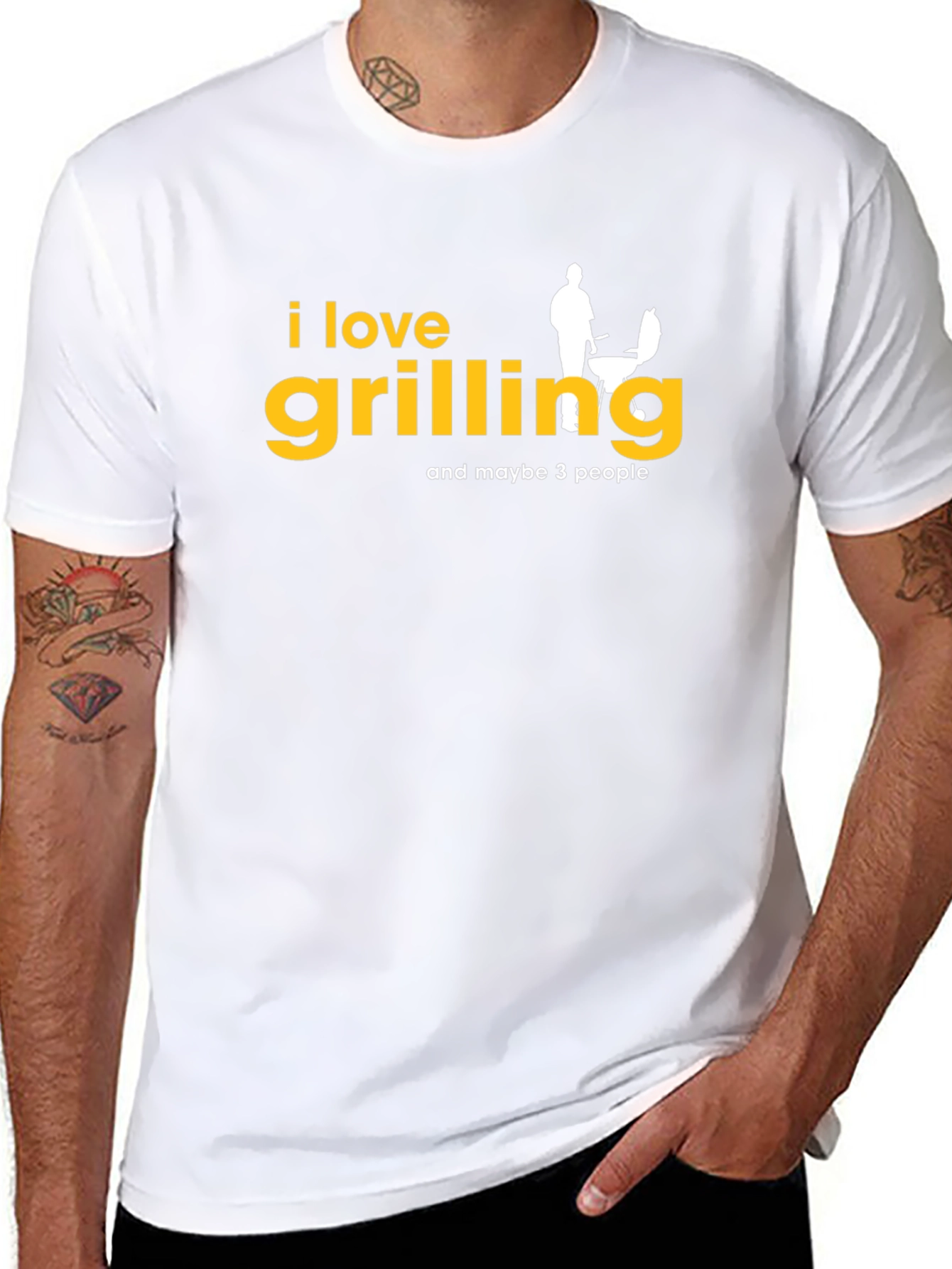 I Love Grilling Funny BBQ T-Shirt
