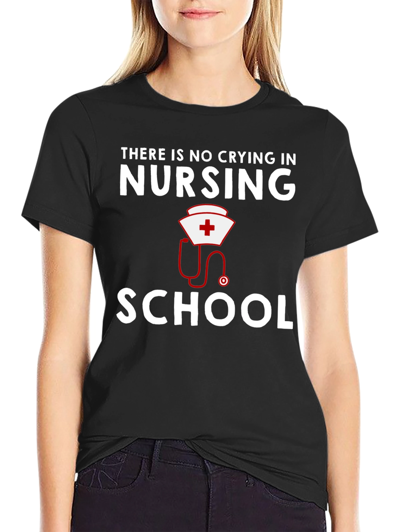 Nursing School T-Shirt: No Crying in Nursing