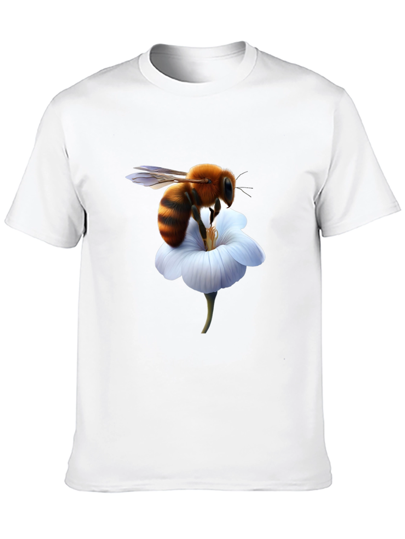 Bee on Flower Graphic T-Shirt