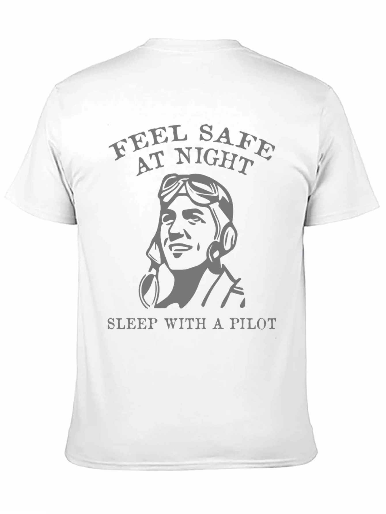 Feel Safe Pilot T-Shirt - Black Graphic Tee