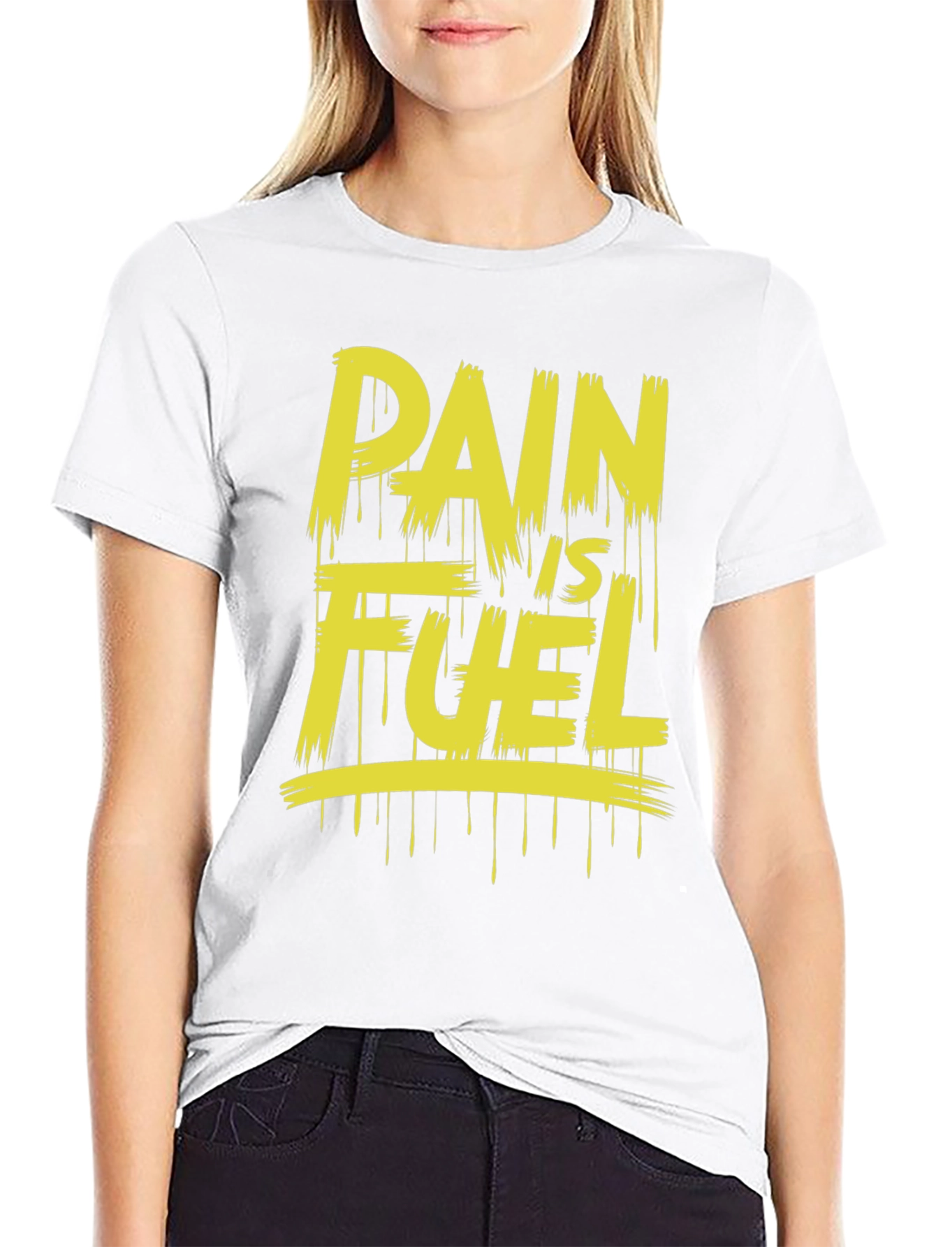 Pain Is Fuel Black Graphic Tee