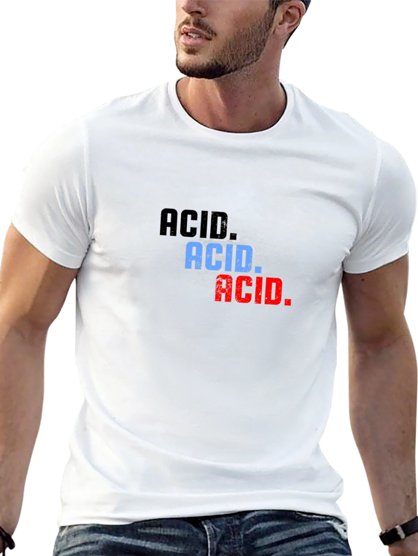 Acid Graphic T-Shirt - Black