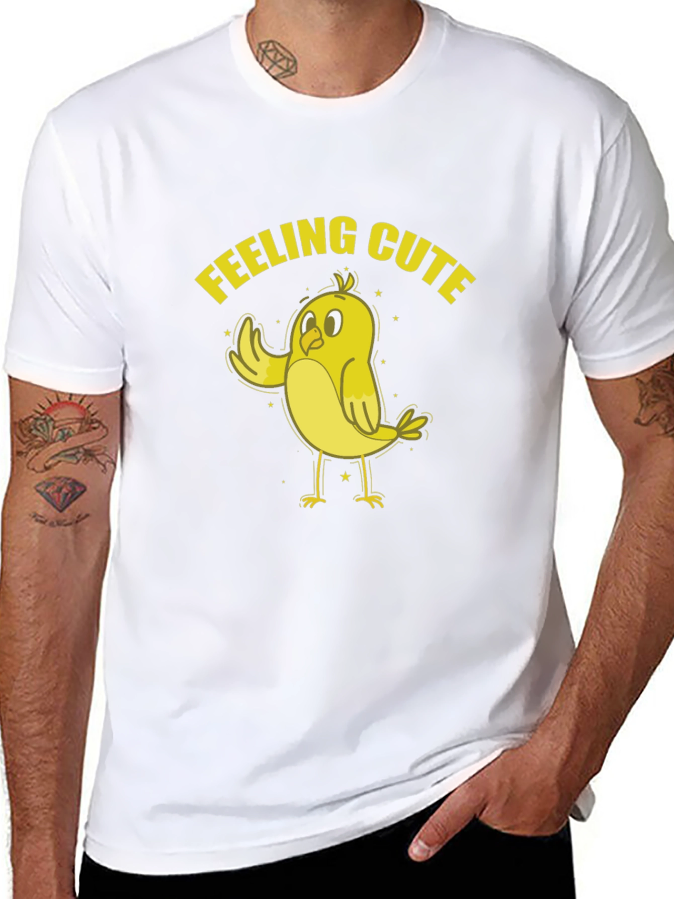 Feeling Cute Chick T-Shirt - Fun & Playful