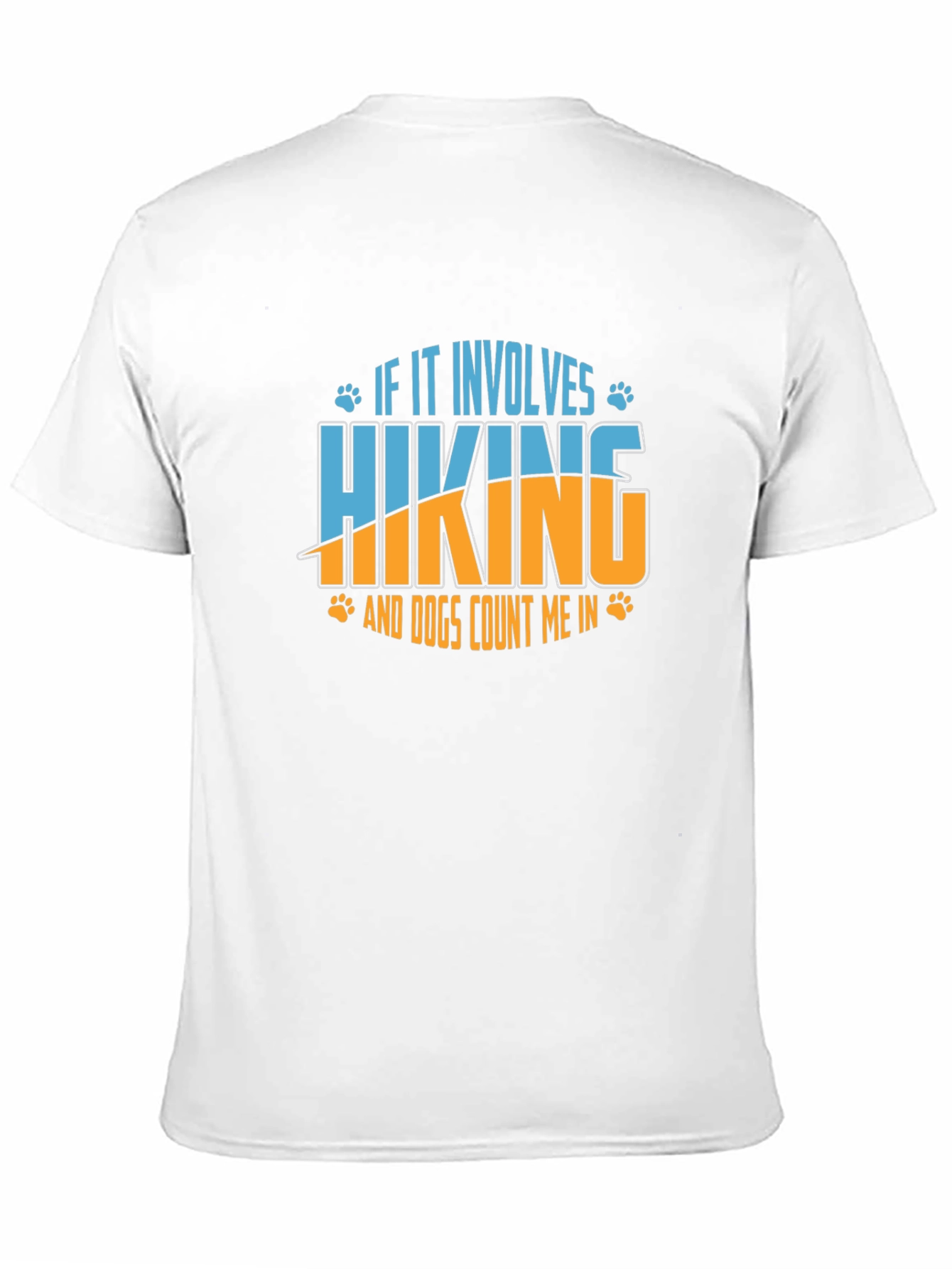 Hiking and Dogs Graphic Tee - Black