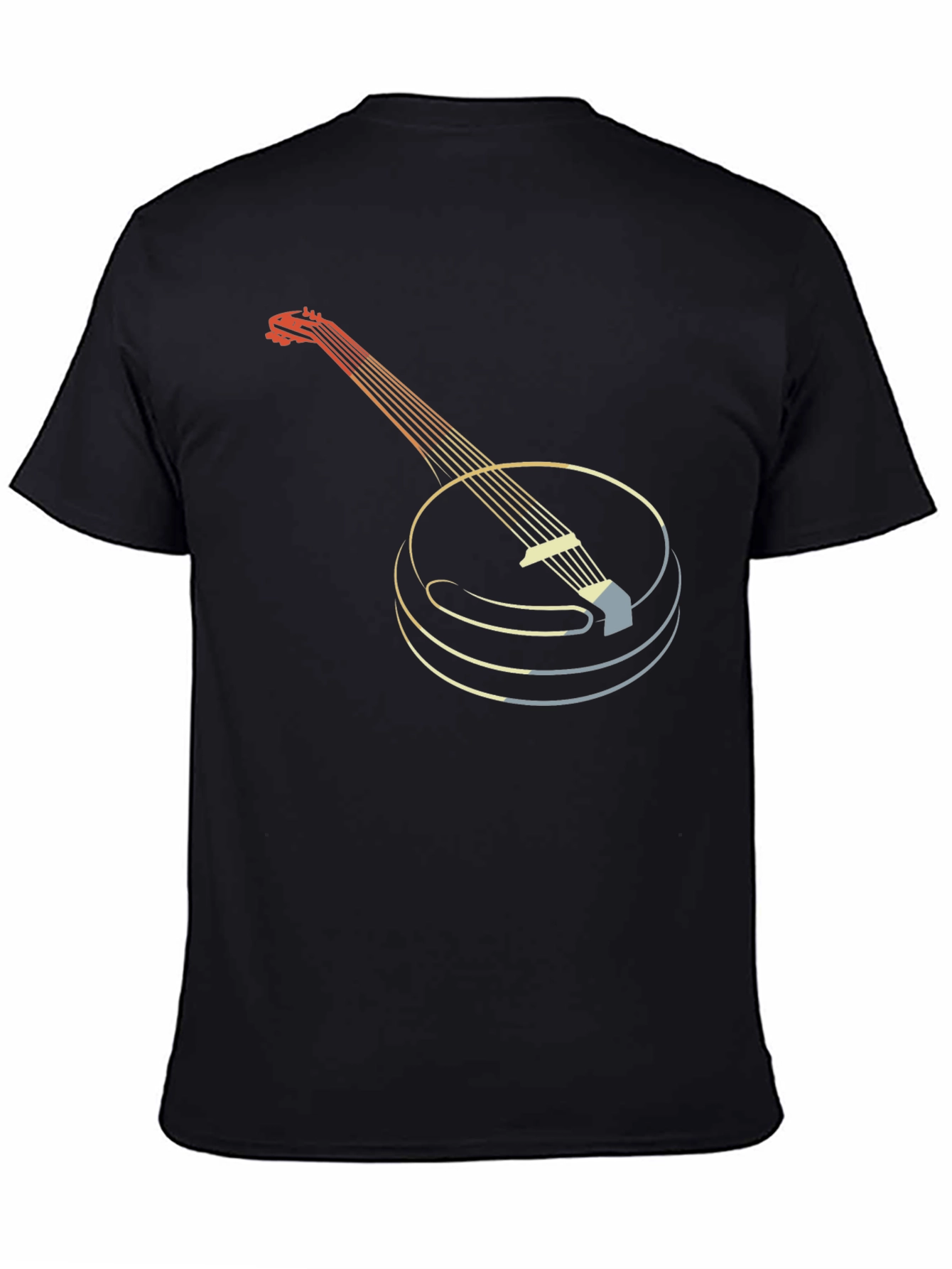 Retro Banjo Graphic Tee - Musical Instrument T-Shirt