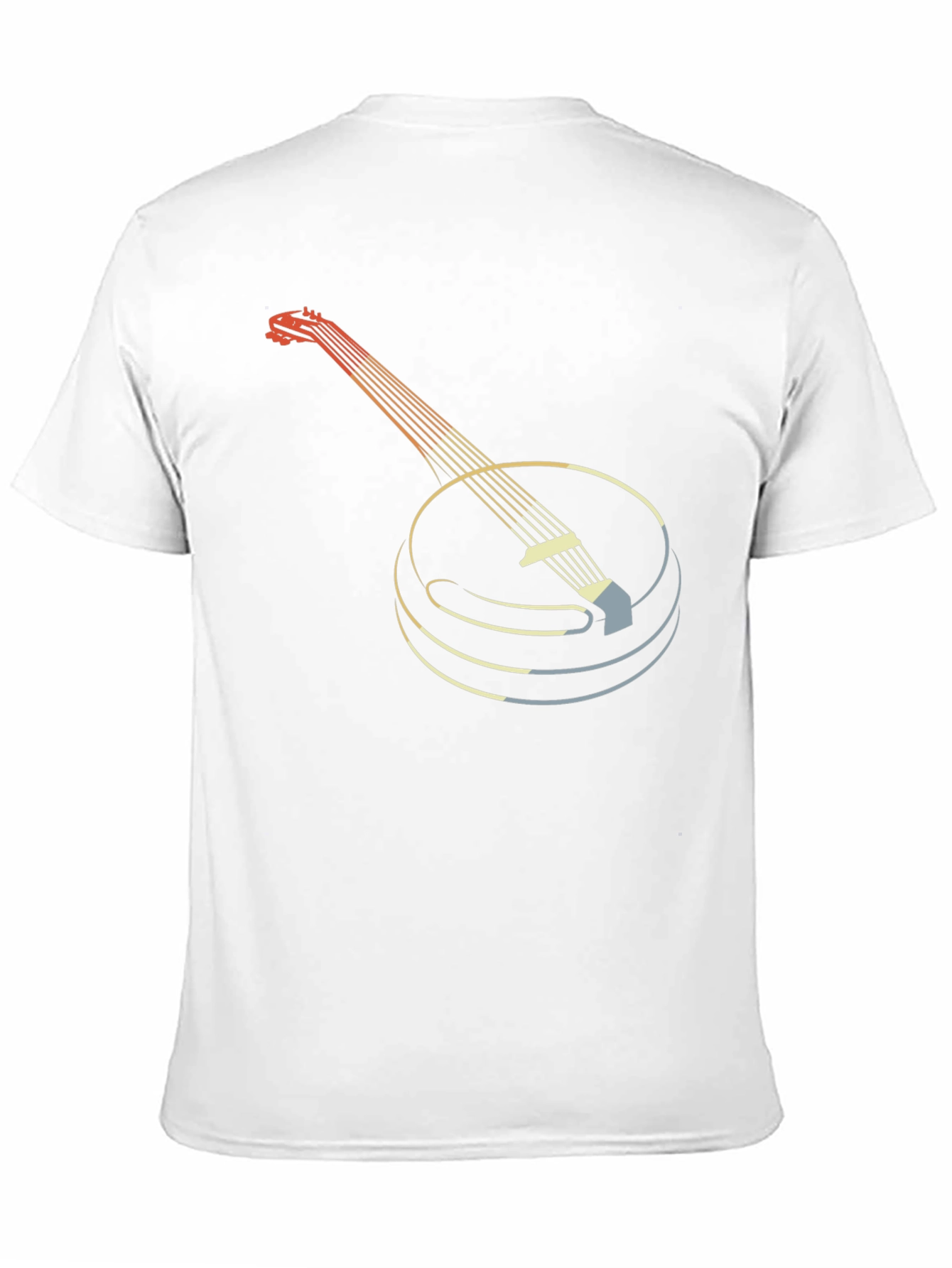 Retro Banjo Graphic Tee - Musical Instrument T-Shirt