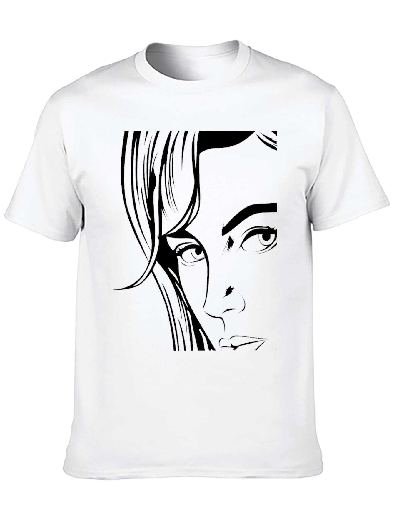 Graphic Print Black T-Shirt