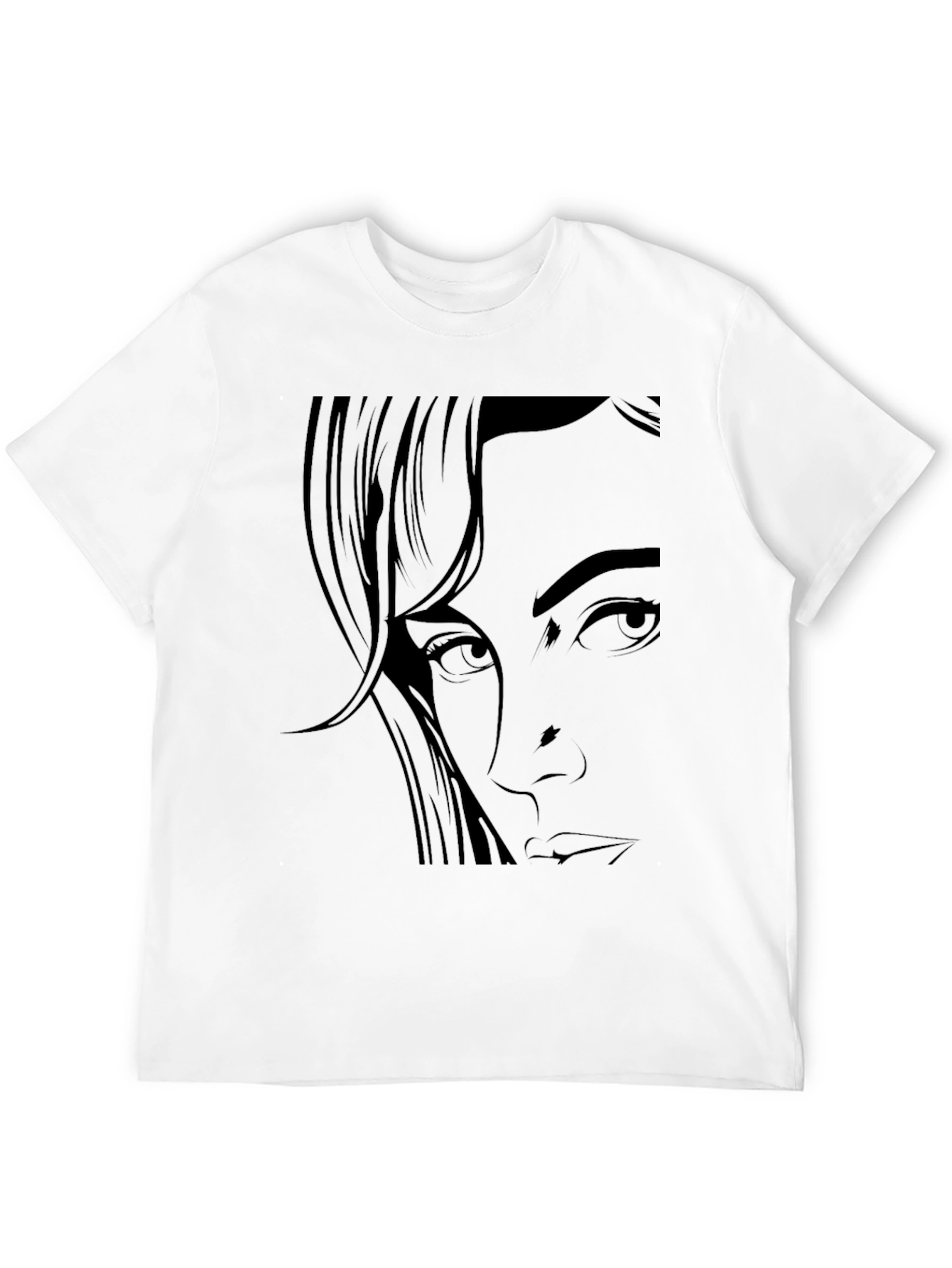 Graphic Print Black T-Shirt