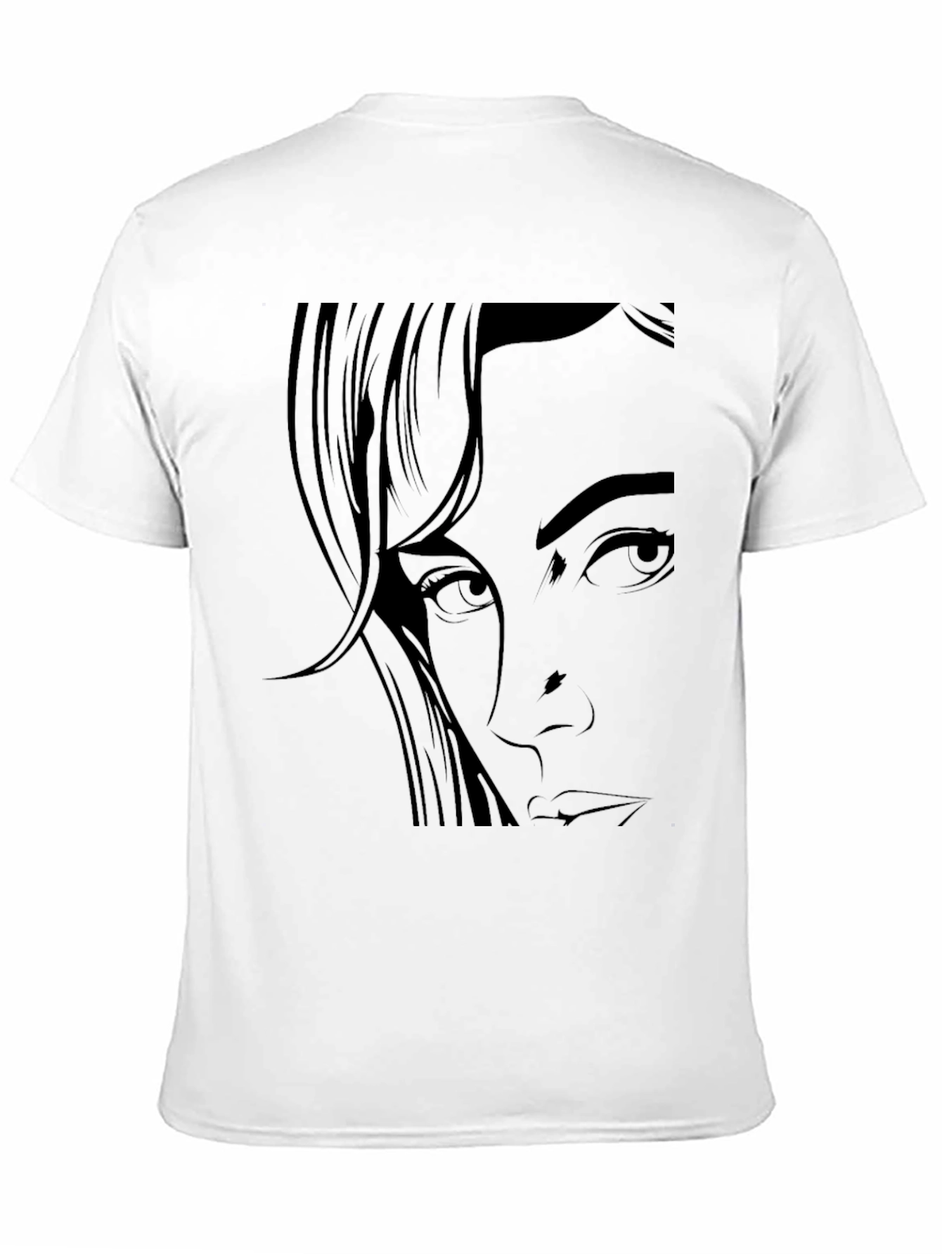 Graphic Print Black T-Shirt