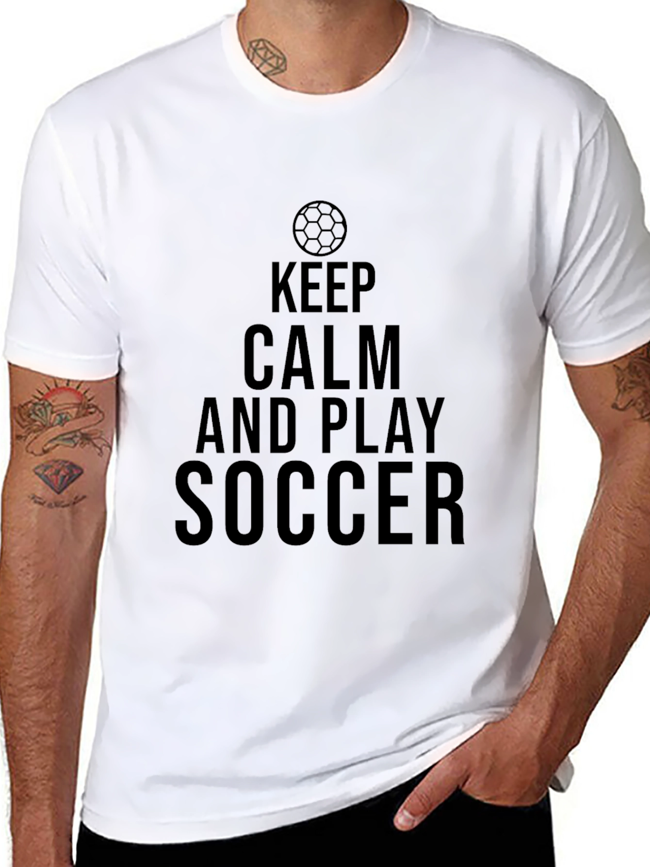 Keep Calm and Play Soccer T-Shirt