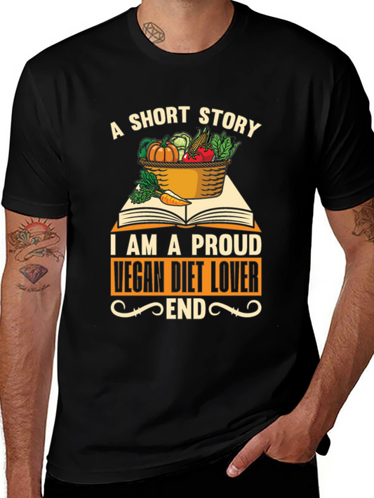Vegan Diet Lover T-Shirt - A Short Story End