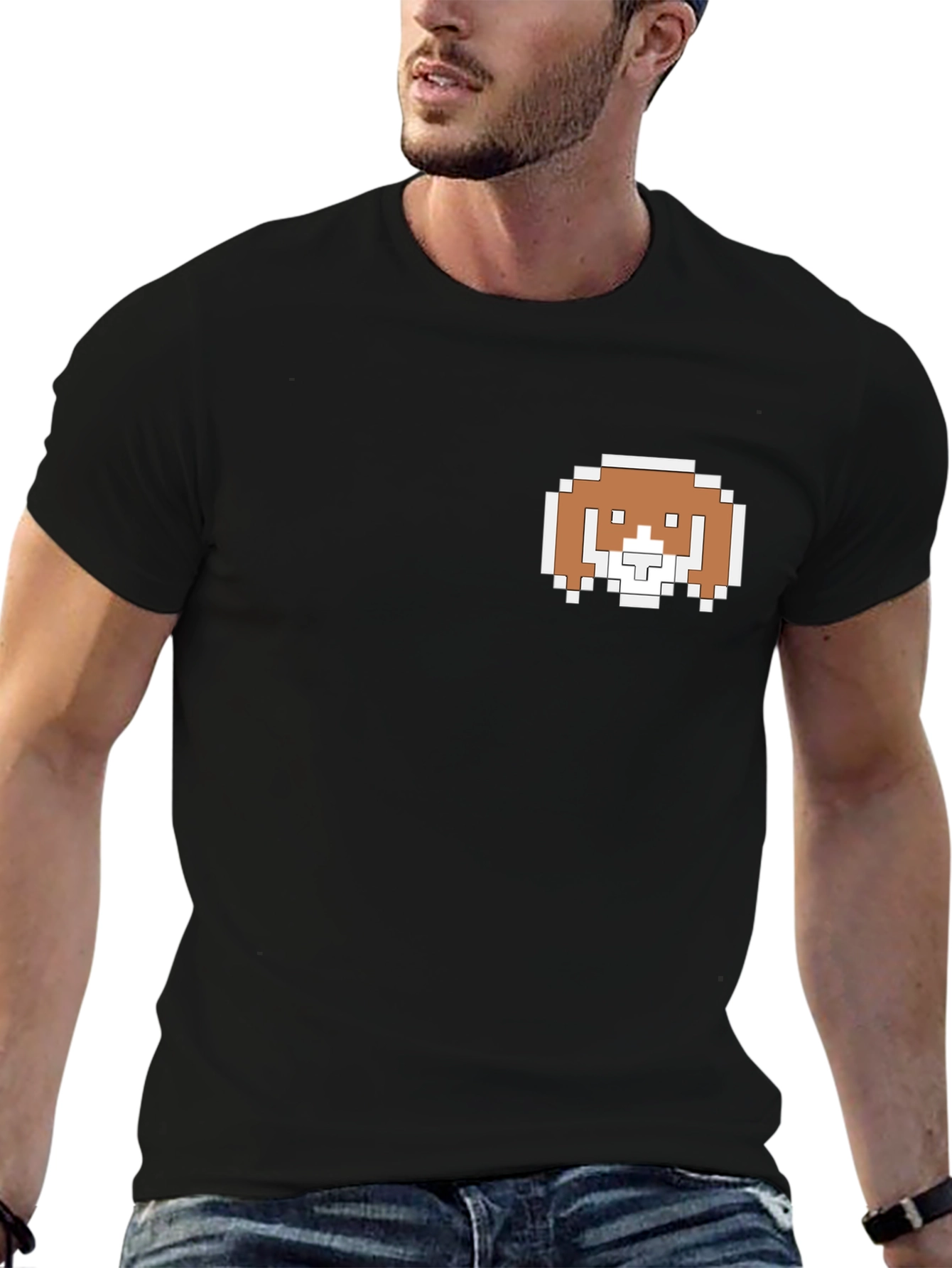Pixelated Dog T-Shirt