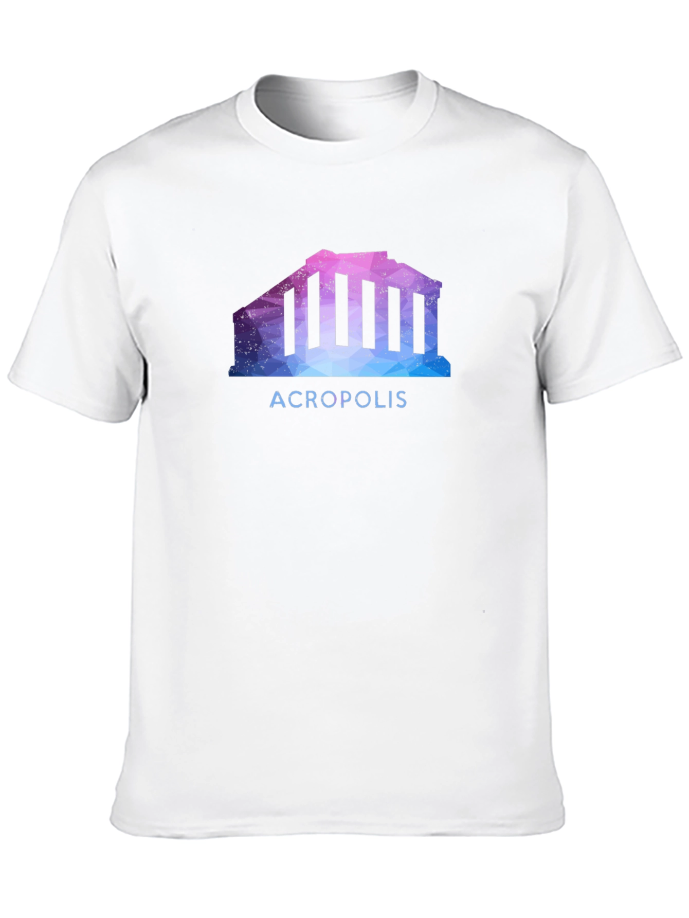 Acropolis Graphic Tee - Stylish Black T-Shirt