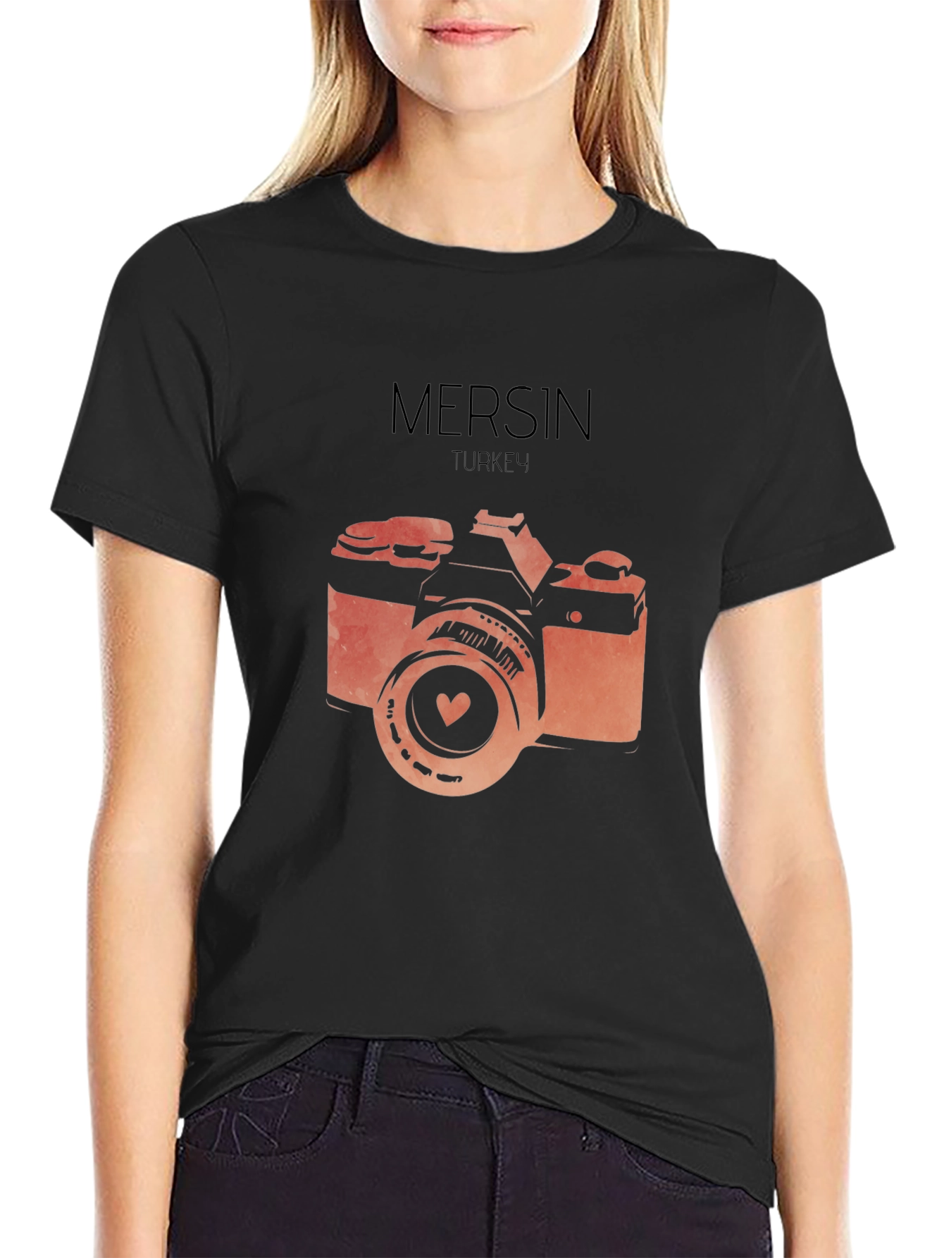 Mersin Turkey Camera Graphic T-Shirt